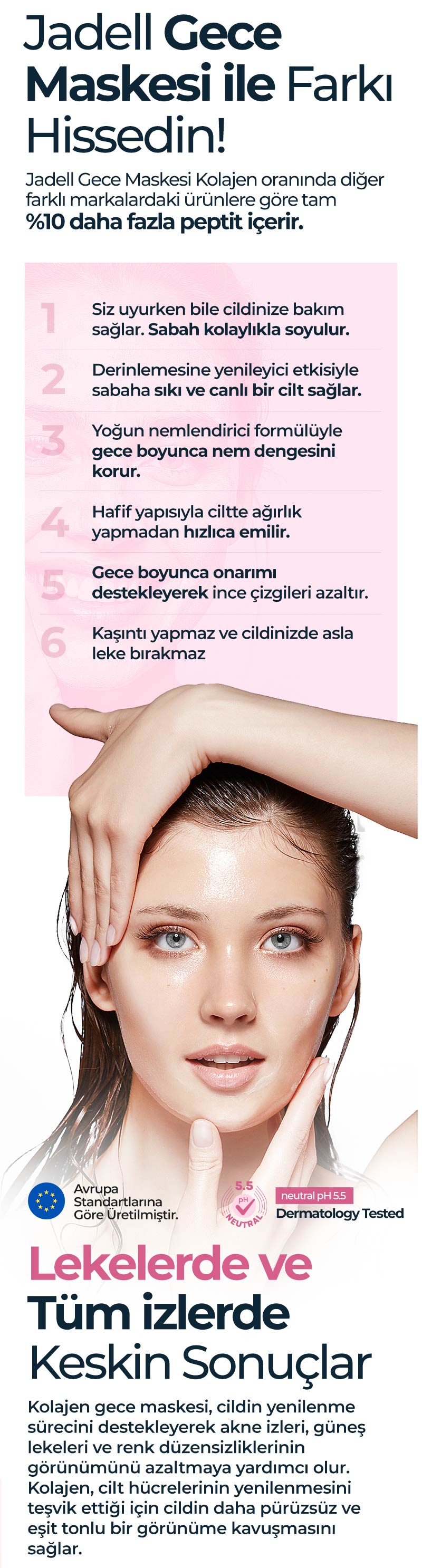 Jadel Collagen Mask