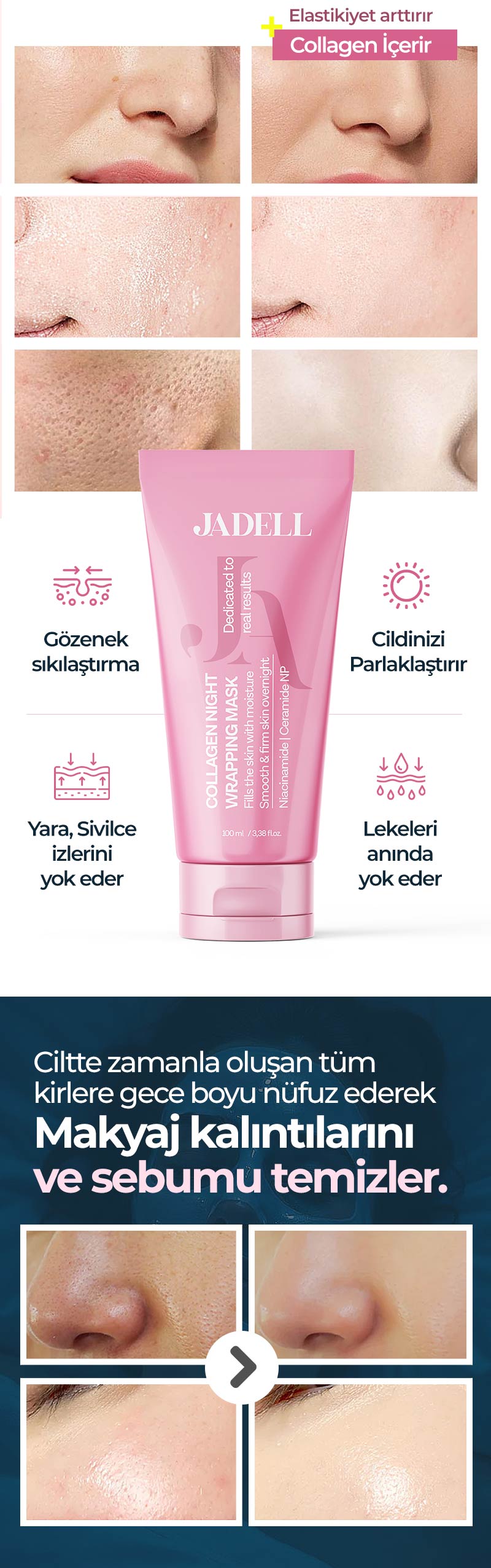 Jadel Collagen Mask